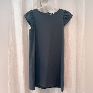 Gap flutter sleeve black dress